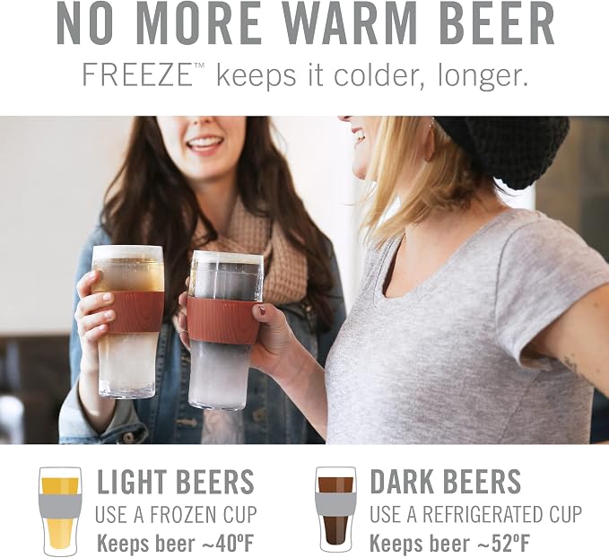 Host Freeze, Frozen Mugs, Freezable Pint Set, Beer Keep Your Drinks Cold - Image 6