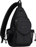 MOSISO Sling Backpack, Canvas Crossbody Hiking Daypack Bag by MOSISO