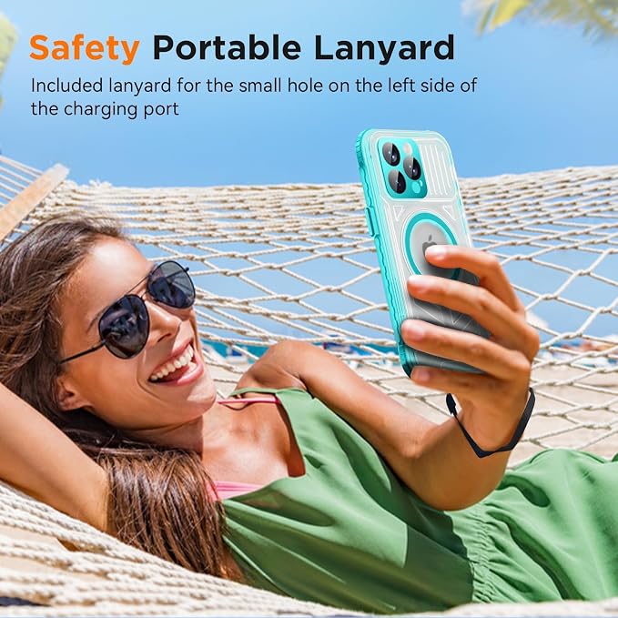 WIFORT for iPhone 15 Pro Max Waterproof Case, 360 Full Body Sealed Protection - Image 7