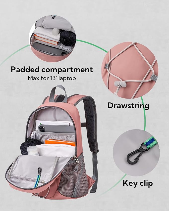 WATERFLY 12L Small Hiking Backpack: Day Pack Lightweight Travel Bag Camping - Image 3