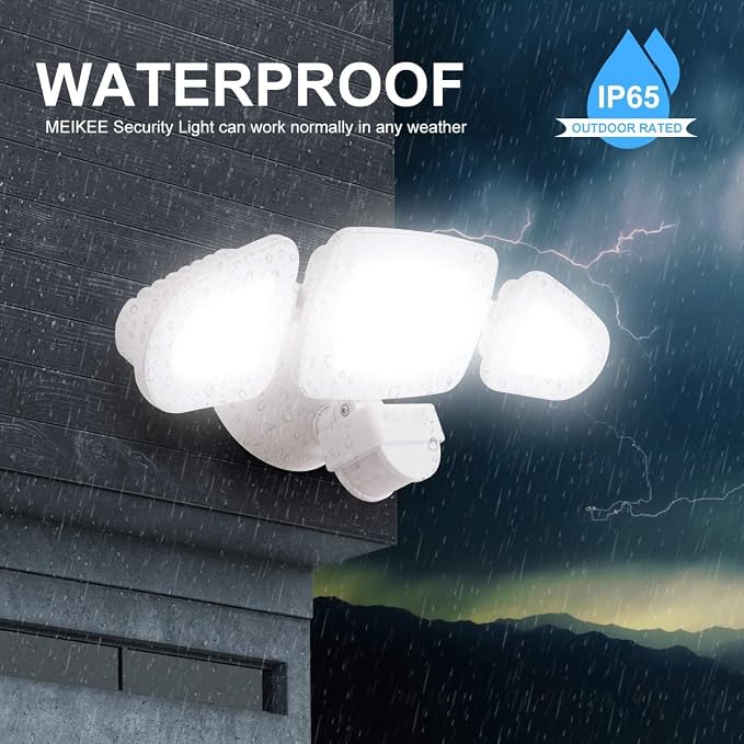 MEIKEE 42W LED Security Lights Motion Sensor Light Outdoor Flood Light - Image 5