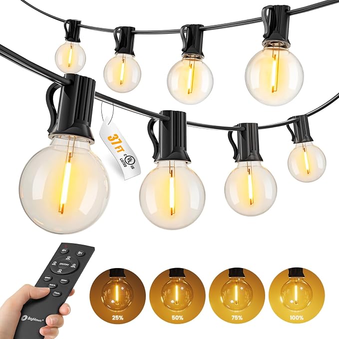 Brightown 37Ft Outdoor String Lights by Brightown