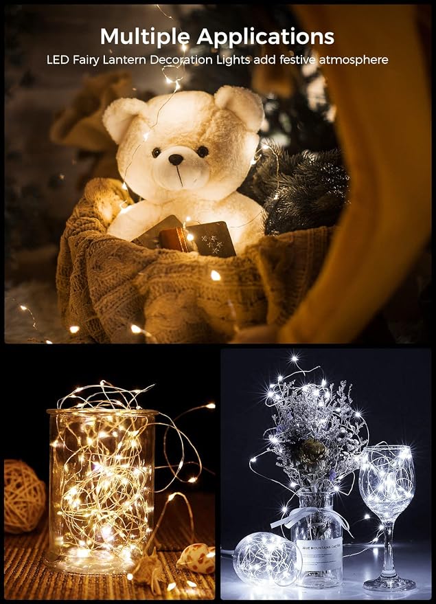Brightown 12 Pack Led Fairy Lights Battery Operated String Lights Waterproof - Image 7