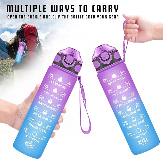 Enerbone 32 oz Drinking Water Bottle - Image 6