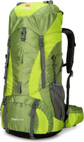 75L Hiking Backpack with Rain Cover Waterproof Camping Backpack Shoes Warehouse by W+WINTMING