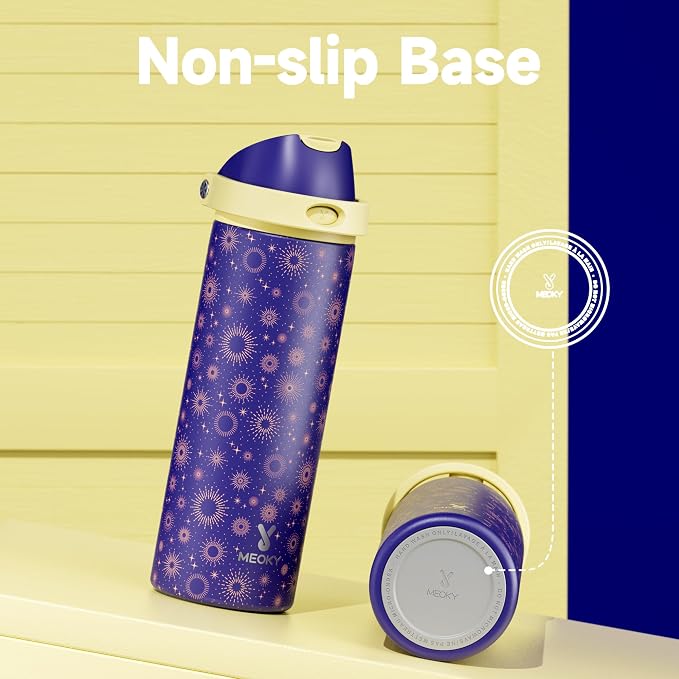 24 oz Insulated Water Bottle for Men: Meoky Stainless Steel Water Bottle - Image 7