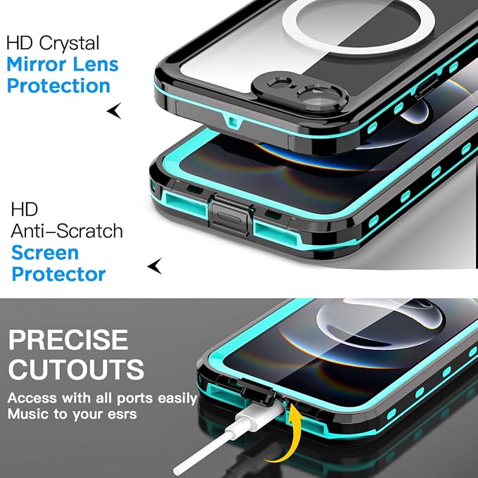 AICase for iPhone 17e/iPhone 16e Case Waterproof - Image 6