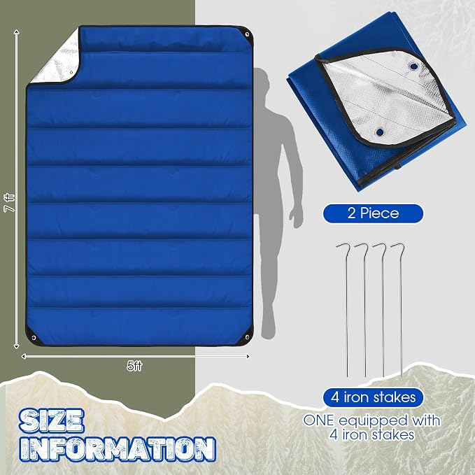 Kingdder 2 Pcs Heavy Duty Emergency Blankets - Image 3