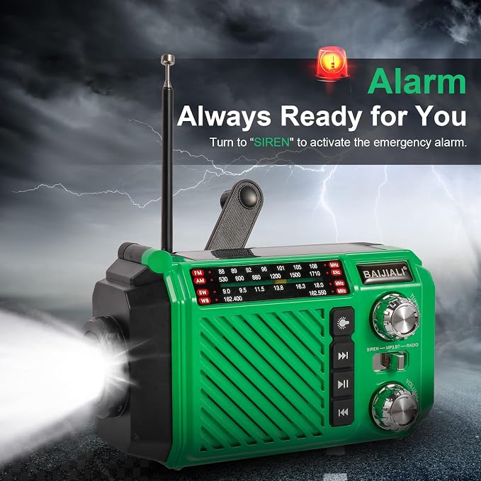 Hand Crank Emergency Weather Radio - Image 6