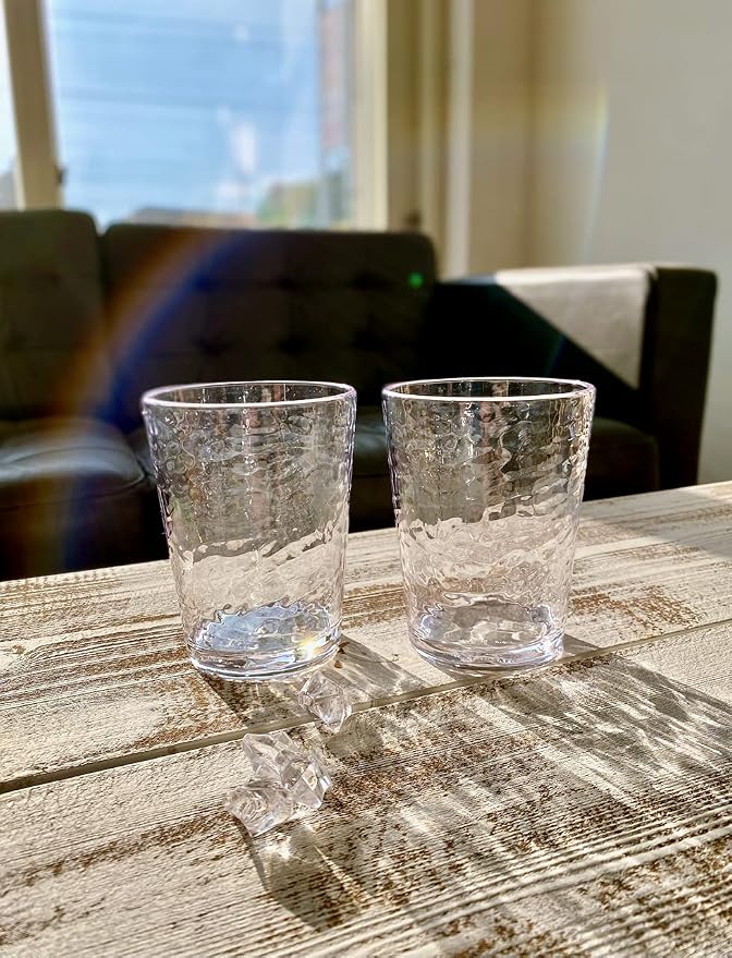 KLIFA- NICE- 14.7 & 20 ounce, Acrylic Tumbler & Highball Drinking Glasses Set - Image 8
