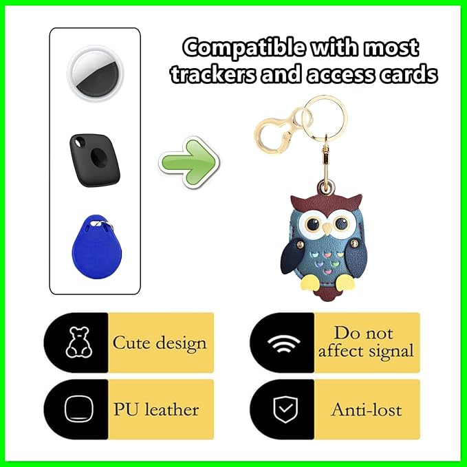 Leather Keychain Holder Case Compatible - Image 3
