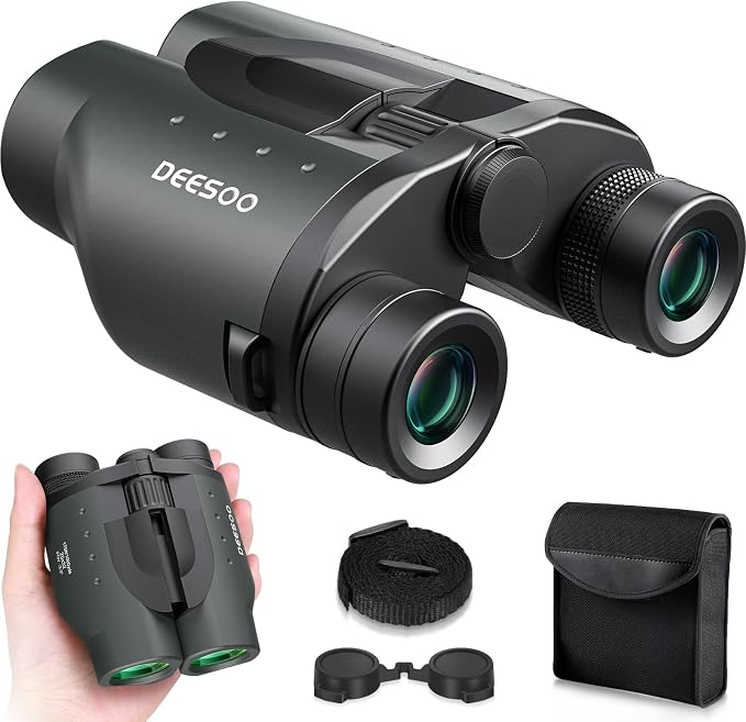 25x32 Binoculars for Adults Kids Compact by DeesooOptics