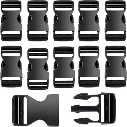 10 Pack 1 Inch Buckle Quick Side Release, Heavy Duty Plastic Side Release by Unknown