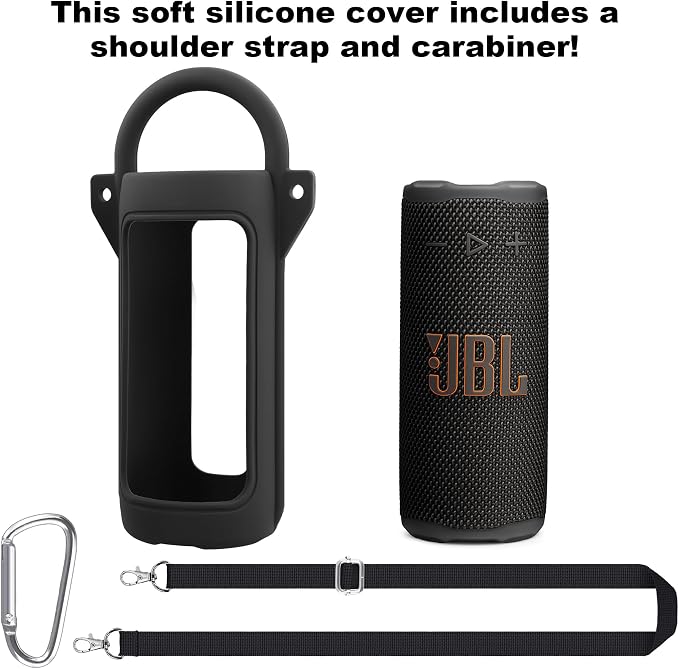 for JBL Grip Portable Waterproof Speaker Silicone Case, Portable Travel Soft - Image 2