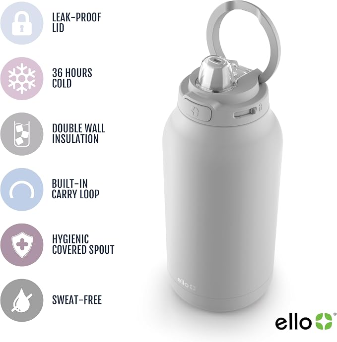 Ello Hydra 64oz Half Gallon Vacuum Insulated Stainless Steel Jug - Image 3