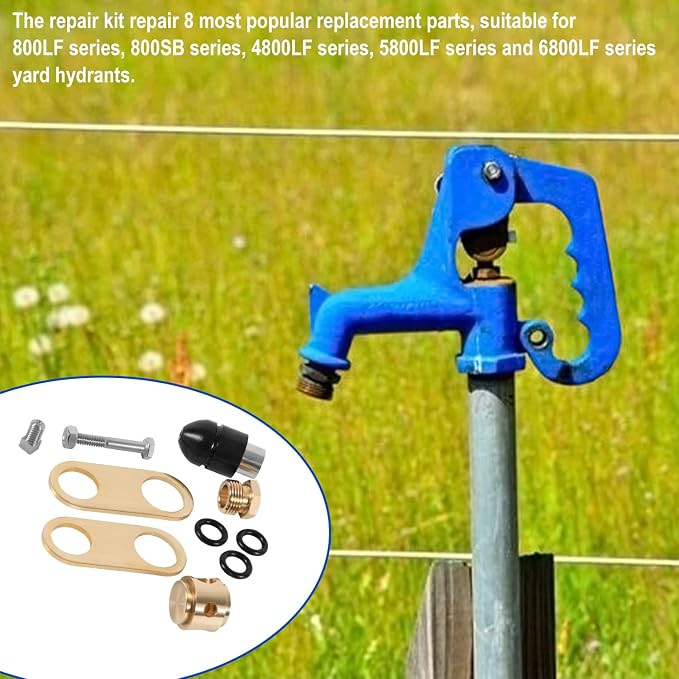 850 Sb Parts Kit Yard Water Hydrant Repair Rebuild Kit & 8842 Plunger Fit - Image 6