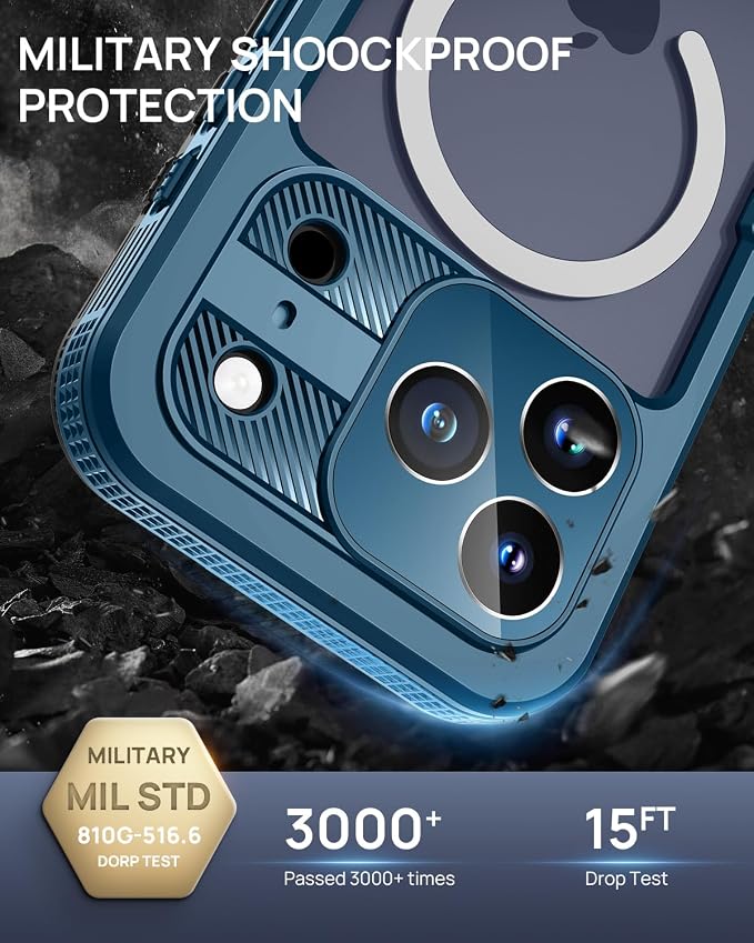 Lanhiem Magnetic for iPhone 17 Pro Case, IP68 Waterproof, Compatible - Image 4