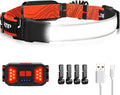 Adelante LED Headlamp Flashlight, 1000LM 230°Wide-Beam Rechargeable Head Lamp by Adelante