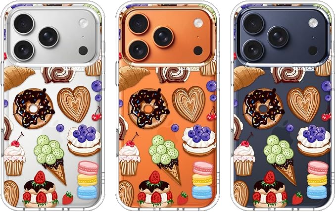 MOSNOVO for iPhone 17 Pro Case, Shockproof Military-Grade Protection 6.6ft Drop - Image 3