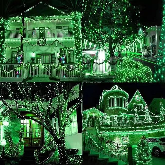 Upgrade Solar String Lights for Outside 2 Pack Total 180FT 500LED String Lights - Image 3