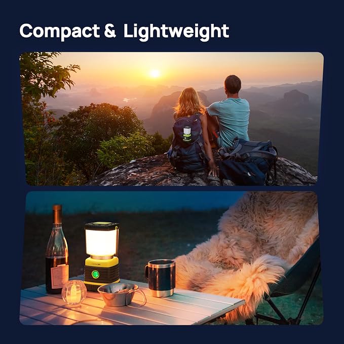 LED Camping Lantern Rechargeable, Consciot Camping Lights, 4 Light Modes - Image 9