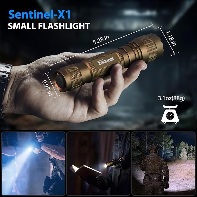 SAOPRKLER Tactical Flashlight 1200 High Lumen Duty Belt Flashlight - Image 5