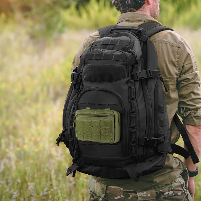 FRTKK Tactical Molle Admin Pouch Utility Laser Cut EDC Tool Pouch Bag - Image 6