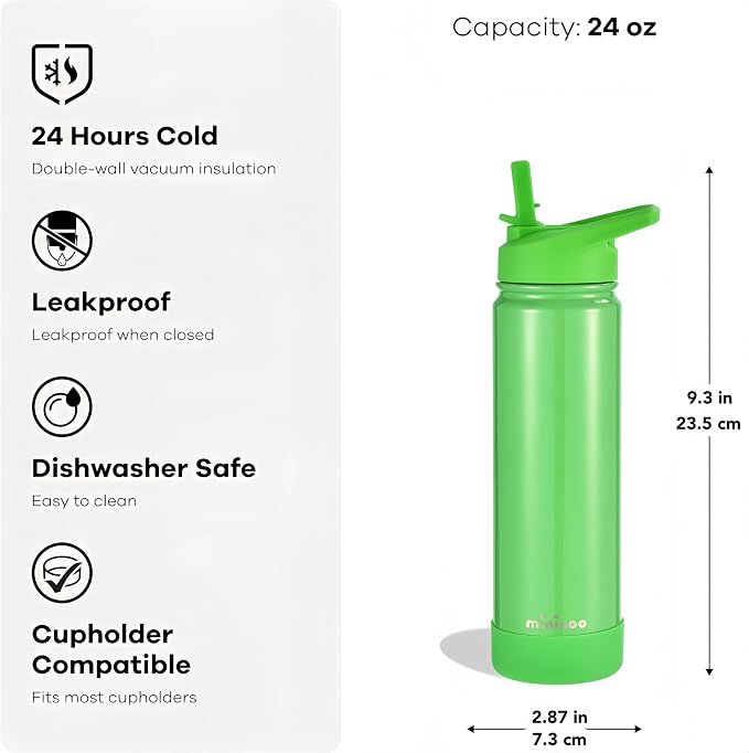 Insulated Stainless Steel Water Bottle - Image 3