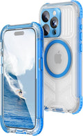 WIFORT for iPhone 15 Pro Max Waterproof Case, 360 Full Body Sealed Protection by WIFORT