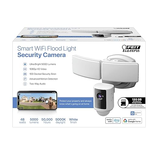 Feit Electric SEC5000/CAM/WIFI Outdoor LED Smart Security Camera - Image 2