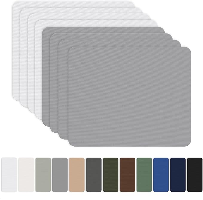 OAZ 8 Pieces 7.87 x 5.9 inch Nylon Repair Patches Nylon Fabric Patch by OAZ