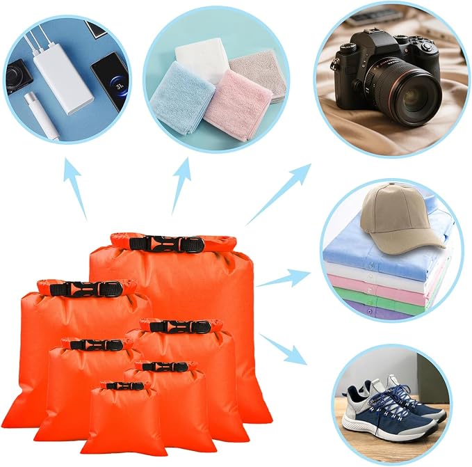 6PCS Dry Bags Waterproof, Lightweight Dry Bags - Image 5