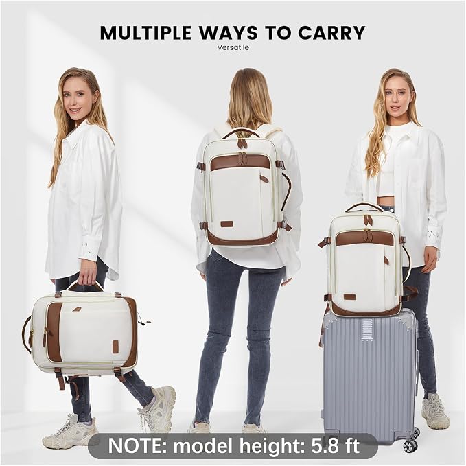 LOVEVOOK Travel Backpack for Women, 40L Carry On Backpack - Image 6