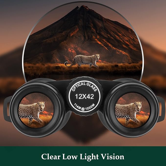 Adorrgon 12x42 HD Binoculars for Adults High Powered - Image 5