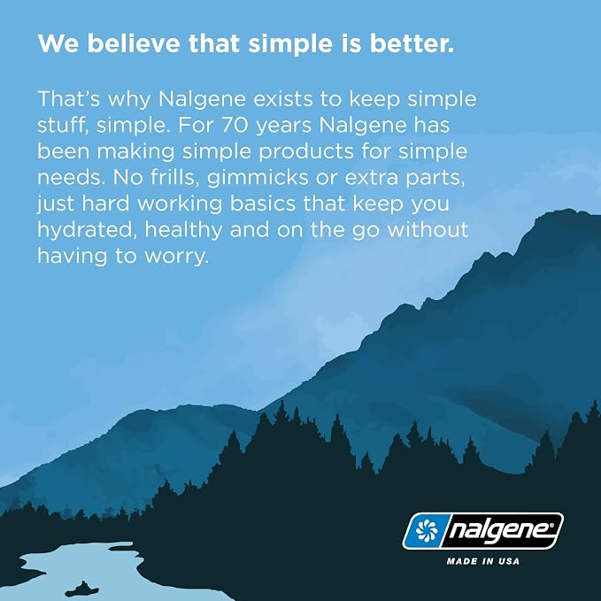 Nalgene 96-Ounce Wide Mouth Canteen Water Bottle - Image 5