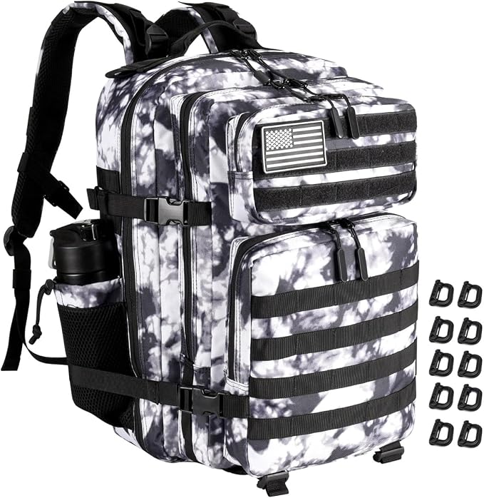 45L Tactical Backpack for Men Women, Military Assault Pack by R.SASR