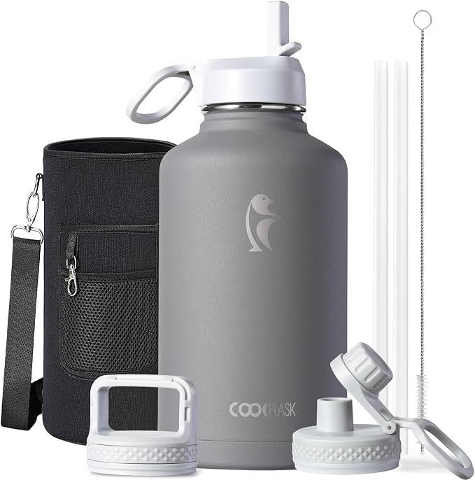Half Gallon Water Bottle Insulated by Coolflask