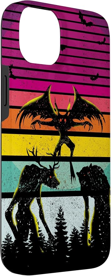 Cryptkin Cute Mothman Cryptid Map Case - Image 3