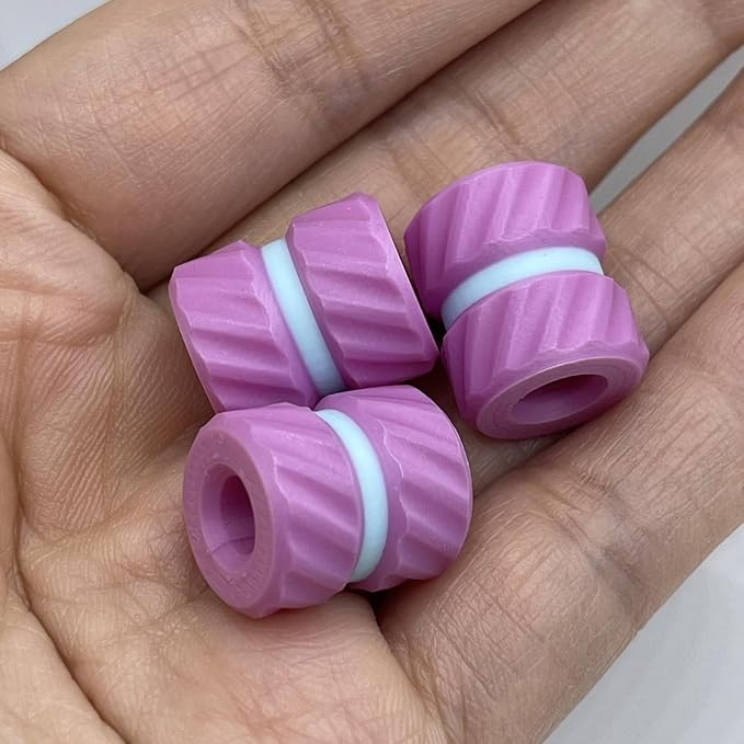 3 pcs Paracord Bead 3D Resin” Knife Lanyard Bead EDC Gear Keychain Paracord - Image 3