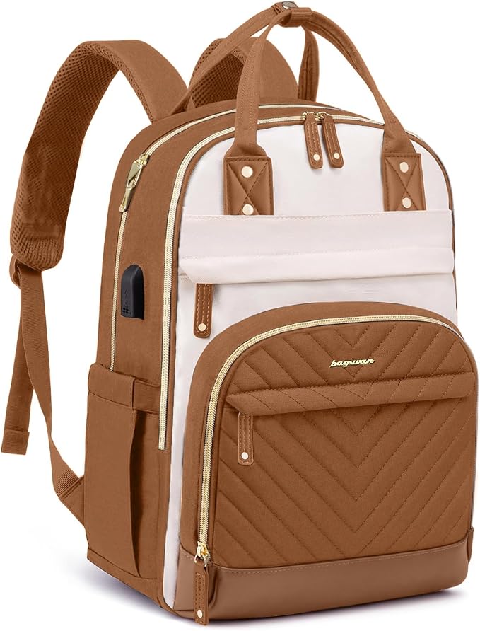 Laptop Backpack for Women Work Bookbag: 15.6 Inch College Backpacks by BAGSWAN