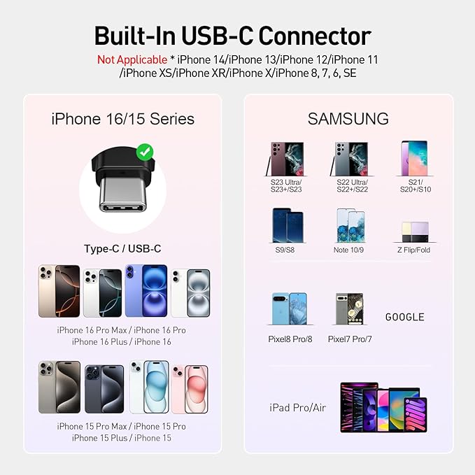 iWALK Portable Charger for iPhone 17/16/15 USB-C Small Power Bank 20W 4 - Image 3