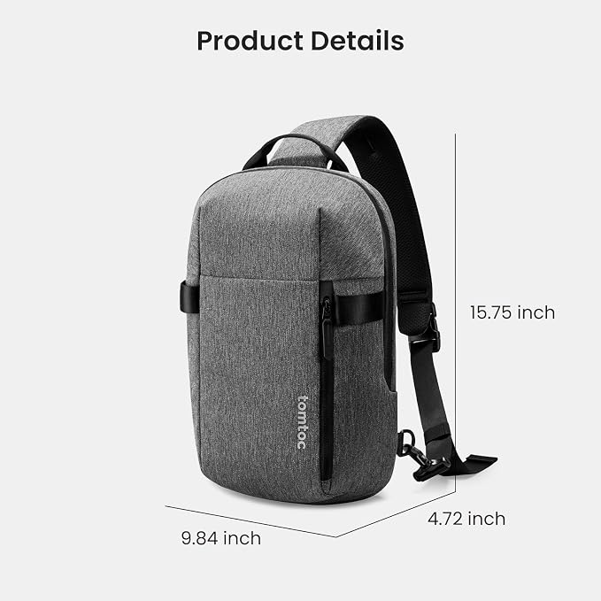 tomtoc 7L Sling Backpack Crossbody Bag - Image 8