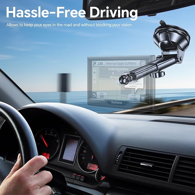 GPS Suction Cup Mount for Garmin GPS Mount【Strong suction】Replacement GPS Dash - Image 4