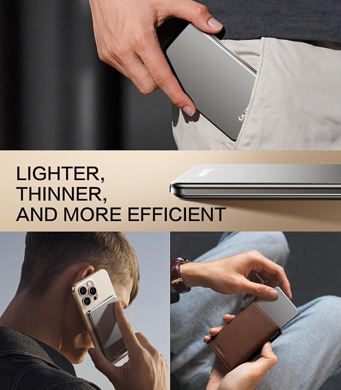ULiXWH for Magsafe Portable Charger for iPhone, 2026 Upgrade 5000mAh Fast - Image 6