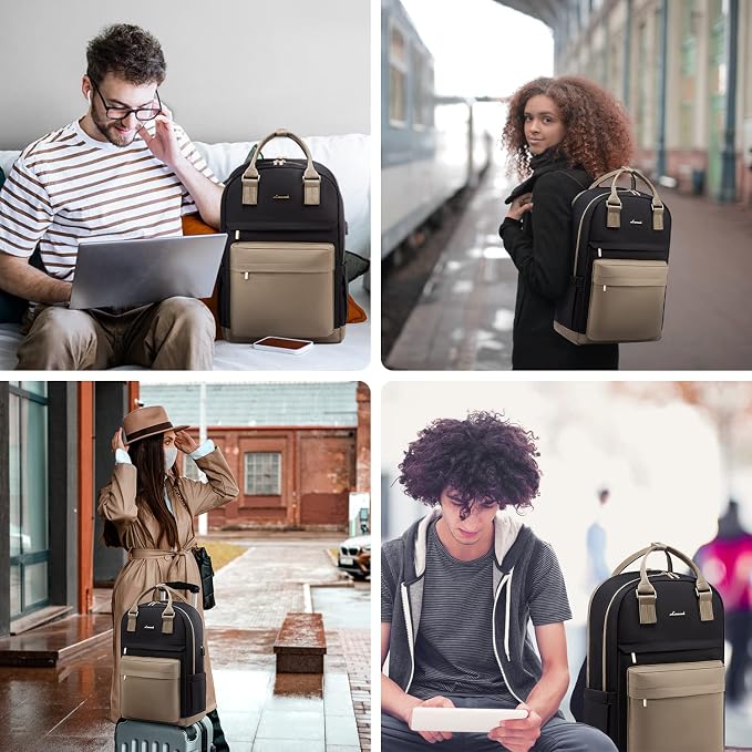 LOVEVOOK Laptop Backpack for Women Men, 17.3 Inch Laptop Bag - Image 6