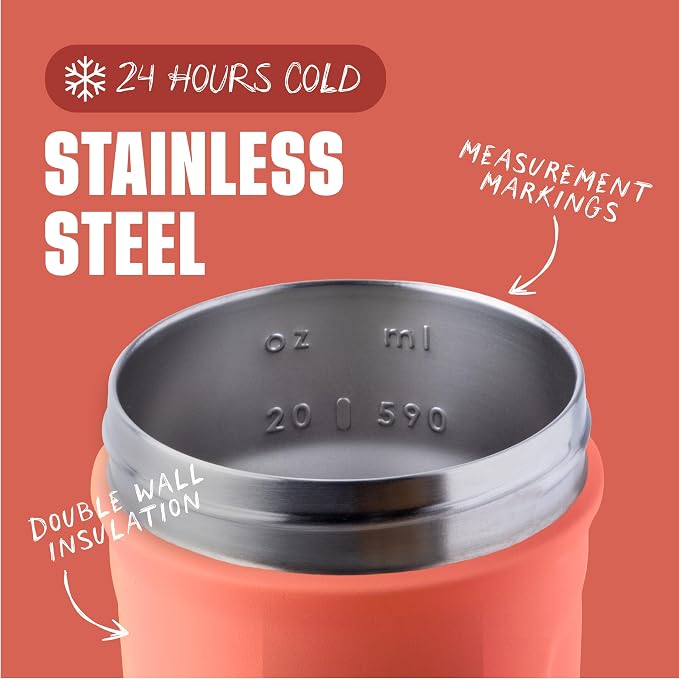 BlenderBottle Sport Shaker Cup Insulated Stainless Steel Water Bottle - Image 3