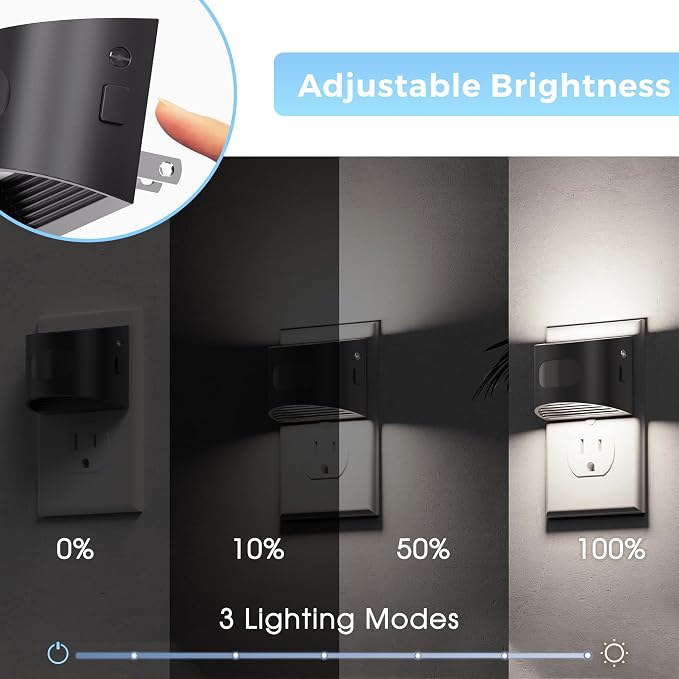L LOHAS LED Night Light with Motion Sensor & Dusk to Dawn Sensor, Night Lights - Image 4