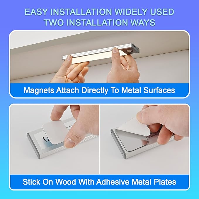 Under Cabinet Lighting, 4200mAh Rechargeable Motion Sensor Light Indoor - Image 7