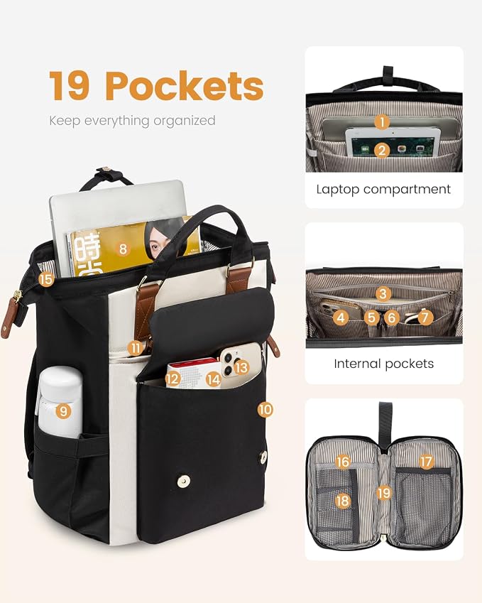 LOVEVOOK 17 Inch Laptop Backpack - Image 3