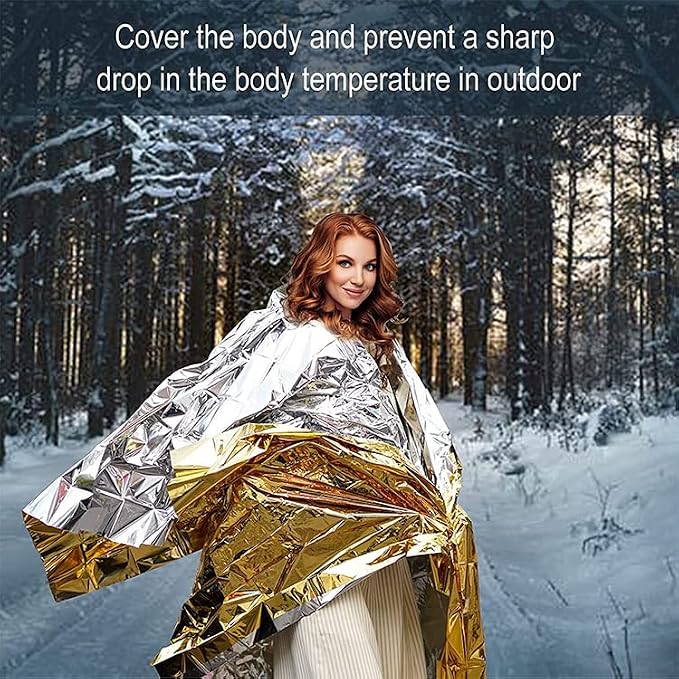 GALAXYLENSE Emergency Mylar Thermal Blanket - Image 6